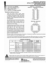 DataSheet SN74ACT573 pdf